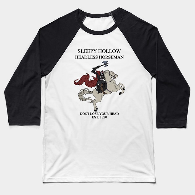 Headless Horseman Baseball T-Shirt by valentinahramov